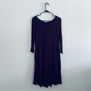 Annabelle purple long sleeve dress